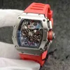 Milles Wristwatch Mechaniczne zegarek Tonneau szkielet wydrążony przez dolne wielofunkcyjne RM11-03 Automatyczne męskie zegarki luksusowe