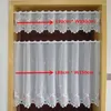 Curtain Half-curtain Embroidered Valance Partition Fashion Flowers Short For Kitchen Cabinet Door A-68