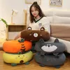 Pillow Breathable Cartoon Plush Futon Lovely Home Sitting Pier Bay Window Round Tatami Padded Office Chair Floor