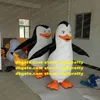 Madagaskar Penguin Penuins Mascot Costume Adult Cartoon Postacie strój garnitur Butique Present Marketing Planning CX4056