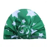 Шляпы 10шт 2022 Дети Зимние теплый индийский кепка для детской турбан -звезд узел черепа шапочка для девочек -голова