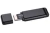 Mini registratore vocale audio Penna dittafono Disco USB Unità flash USB Supporto bianco nero fino a 32 GB nel pacchetto di vendita al dettaglio