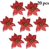 Decorações de Natal 2022 20pcs Flor Decorativa Flores Falsas Decoração de Casamento Casa Ornamento da Árvore de Natal