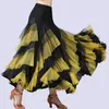 Stage Wear Modern Ballroom Dance Costumes Women Waltz Big Swing Skirt Performance Dancing Outfit Vintage Medieval Halloween Cosplay