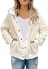 Frauen Pelz Plüsch Mantel Dicke Flauschige Tasche Strickjacke Frau Jacke frauen Solide einreiher Lamm Casual Lose Pelzigen winter