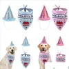 Hundebekleidung Haustier Katze Hund Bekleidung Alles Gute zum Geburtstag Kopfbedeckung Hut Speichel Handtuch Lätzchen Party Kostüm Haustiere Feier Anzug Kleidung 16 G2 Drop Dhvak