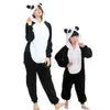 Pigiama Inverno Panda Tutina Donna Adulti Pigiama animale Kigurumi Stitch Sleepwear Pigiama di flanella Costume per bambini Boy Girl Coperta Sleepers T221018