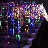 Strings Christmas Decorations For Home Festoon Led Icicle Curtain Light Garlands Year Droop 0.6/0.7/0.8M EU Plug