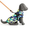 Abbigliamento per cani Nuovo abbigliamento per animali domestici camiuflage giacca per cani con imbracatura inverno vestiti per cani caldi impermeabili per un bulldog francese T221018