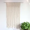 Tapestries Macrame Cotton Handwoven Tapestry Bohemian Room Divider Window Door Curtains Wedding Background Home Decor