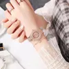 Full Diamond Women Designer -Armbanduhren leben wasserdichte Lady Luxus Dial 32mm Quarz Uhren NO27