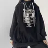 Tute da uomo Anni '90 Anime giapponesi Harajuku Felpe con cappuccio Y2K Donna Divertente Grafica Streetwear Felpe invernali moda calda Unisex Uomo