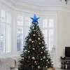 Décorations de noël en forme d'arbre, étoile dorée, pendentifs suspendus, ornements pour fête à domicile, année navidad