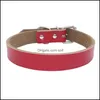 Hundhalsar Leases Fashion Dog Collar Pet Supplies Chains Cat Leashes Tillbehör Rostfritt stål Iron Sheet Strong slitesisti dhwhr