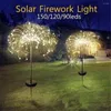 Smart Automation Modules 1 PC Solar Powered Outdoor Grass Globe Dandelion Lamp LED For Garden Lawn Landscape Holiday Light