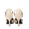 Sandaler Summer Bow High Heel Women's Stiletto med 8,5 cm spetsig rosa högklackade grunt mun små storlek modeskor