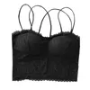 Yoga Outfit Women Tube Top Sexy Lace Crop Camisole Lingerie Female Bra Tops Fashion Short Tank Sport For