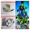 Strings LED RGB Fairy Lights Garland String Christmas Tree Decorations For Home Outdoor Waterproof Wedding Holiday Lighting