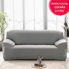 Elastic Plain Solid Sofa Cover STRING TRAT WRAP Todo incluido para la sala de estar Funda Sofá Socera de sofá 220513