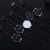 Orologi da polso yolako semplice design alla moda a tre ago cinghia di pelle che misura orologio da uomo aziendale 2022