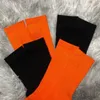 Sports Sports Men's Tube Socks Skate de skate de rua Orange Tide Brand Cotton Feminino Casal