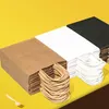 Gift Wrap 25Pcs Bulk Kraft Paper Bags Shopping Carry Craft Brown Bag With Handles Party Candy