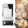 Electric Bun Steamer Commercial Stainless Steel Table Base Bun Steam Machine Bread Food Warmer Cabinet Cooking Appliances 220V