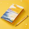 Oljemålning Soft Cover Notebook 32K Portable Diary Notepad prickade rutnät Blank Planner Agendas Mind Mapping