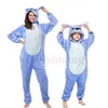 Pigiama Inverno Panda Tutina Donna Adulti Pigiama animale Kigurumi Stitch Sleepwear Pigiama di flanella Costume per bambini Boy Girl Coperta Sleepers T221018