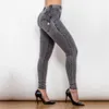 Shascullfites Melody Grey Skinny Stylish Jeans für Mädchen Denim Fashion Jean weich