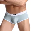 Underbyxor Mens Sexiga Boxer Shorts underkläder Bulge Pouch Trunk låg midja penis stora trosor små boxare höft höjning