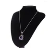 Pendant Necklaces Design Luxury Cancer Awareness Purple Ribbon Fibromyalgia Custom