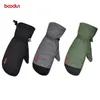 Guanti da sci Boodun Uomo Donna Inverno Antivento Impermeabile Neve Snowboard Pile termico caldo con palmo in PU L221017