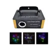 AUCD 500 mW RGB Iluminación láser a todo color Animación Escaneo Proyector Luces Pequeña tarjeta SD Programa de edición DMX Disco Clubs KTV PRO DJ Party Show Iluminación de escenario SD-RGB500
