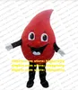 Red Drop of blood Mascot Costume Adult Cartoon Character Outfit Suit COSPLY Role-play Halloween All Hallows CX037