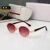 8 Farben Sonnenbrille Herren Brille Luxus Designer Brillen Gold Brillen Mode Brillengestell Damen Sonnenbrille Adumbral Schutzgläser Outdoor Schutzbrille Rund