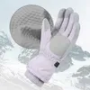 Rękawiczki narciarskie 1 pary rękawiczki narciarskie dla mężczyzn i kobiet Wodoodporne i ciepłe zimowe skuter śnieżny ekran dotykowy na zewnątrz Rękawiczki narciarskie L221017