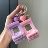 Fashion Creative Children's Portable Game Players Machine Mini Handheld Computer Game Key Chain Pendant Delicate Men's and Women's Leisure Bag Hanging Wholesale