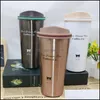 Tasses pour employés de bureau étudiants tasse portable sécurité en acier inoxydable gobelet double paroi tasse à vide couleur livraison directe 2022 maison g dhibn