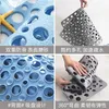 Waterproof Non-slip Shower Bathroom Mat Non-Toxic Tasteless TPE Soft Bath Mats Household Anti-slip Large Hydrophobic Pad Hollow 220504