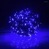Strings Thrisdar 100M 1000LEDS Green Wire Christmas Fairy Starry String Lights 8 Modes Outdoor Xmas Wedding Party Twinkle Garland Light