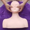 Tête de mannequin avec épaule Acupoint Gestion de la peau Massage Modèle factice Tête Salon de beauté