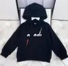 Felpe con cappuccio per bambini Ragazzi Ragazze Felpe Designer Fashion Print Pullover Neonati Abbigliamento casual Top Nero