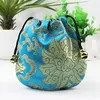 Smyckesp￥sar 24st Silk Brocade Pouch Bag DrawString Coin Purse Presentv￤rde