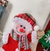 Calza di Babbo Natale Calzino di Natale Sacchetti di caramelle Decorazione per feste Ornamenti per l'albero Pendenti Borsa regalo per bambini Decorazione per appendere il camino