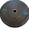Professional barbell piece in gym Small hole piece Black plastic coated household fitness dumbbell pieces