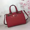 Zumi Damen-Handtasche, Umhängetasche, große Kapazität, Tragetasche, Rindsleder, echtes Leder, goldfarbene Metallschnalle, einfarbig, Damen-Schultertasche, Innentasche zum Ziehen