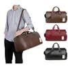 PU Leather Travel Bags Men's Fitness Bag Clothes Storage Handbag Waterproof Sports Yoga Gym Bags Women Luggage Duffle