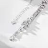 990 Sterling Silber Perlen Armbänder Schlangenkette Runde Perle für Frauen Retro Hochzeit Party Wilde Weihnachtsgeschenke Modeschmuck 013