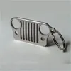 Other Interior Accessories High Quality Keychain Keyring Stainless Steel Grill Key Chain For Jeep Ring Cj Jk Tj Yj Xj New Drop Delive Dhh05